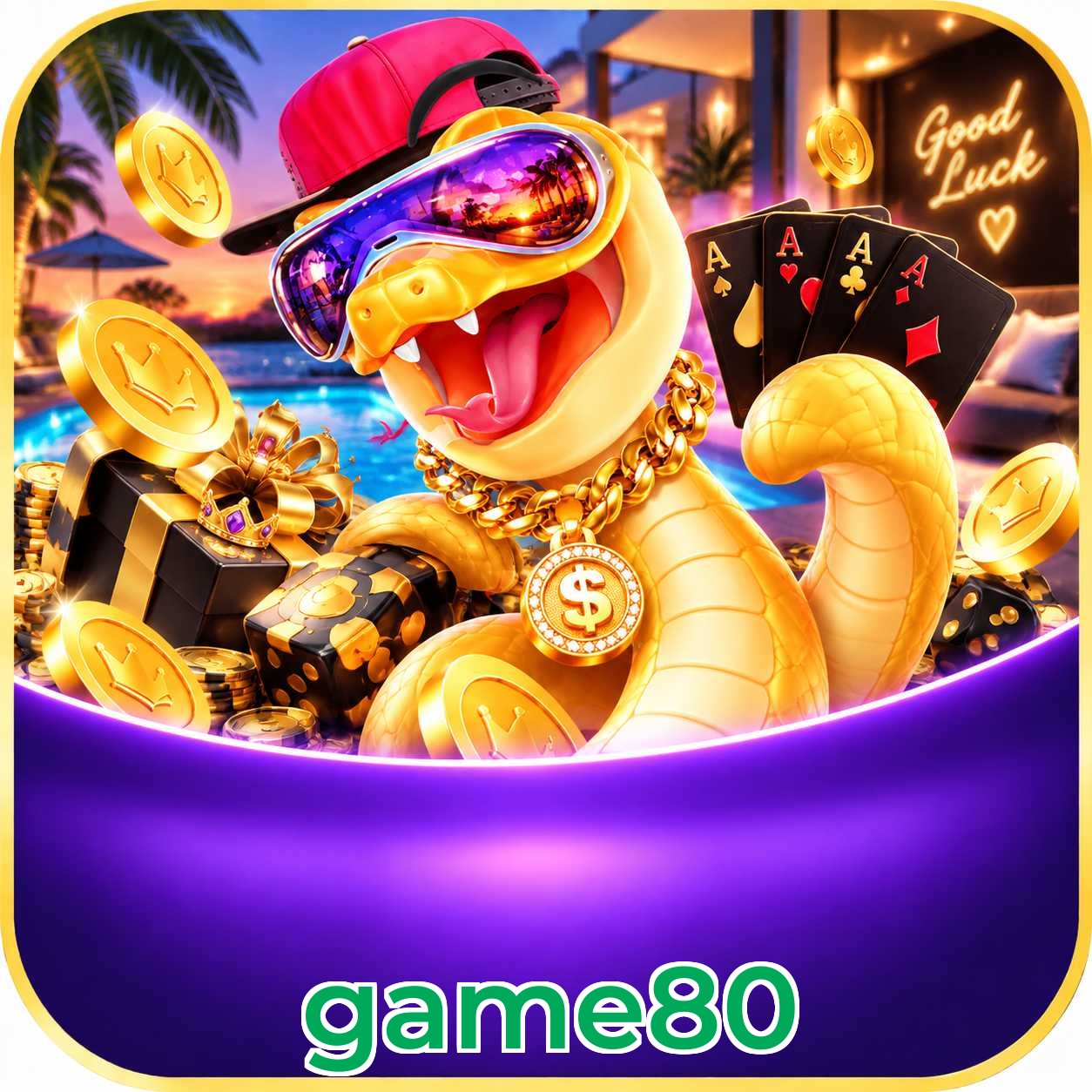 Catálogo de slots da game80 com RTP médio de 96,52%
