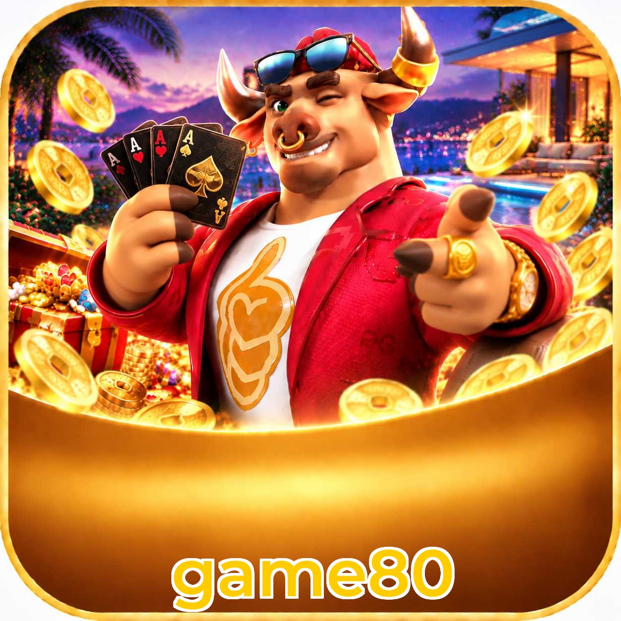 Aplicativo game80 para Android e iOS com interface completa